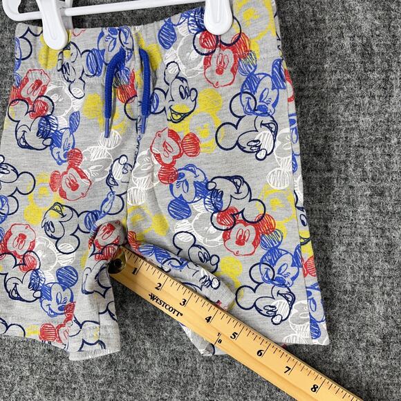 Mickey Mouse Sweat Shorts 2T Toddler Disney Elastic Waist‎ - Picture 5 of 8